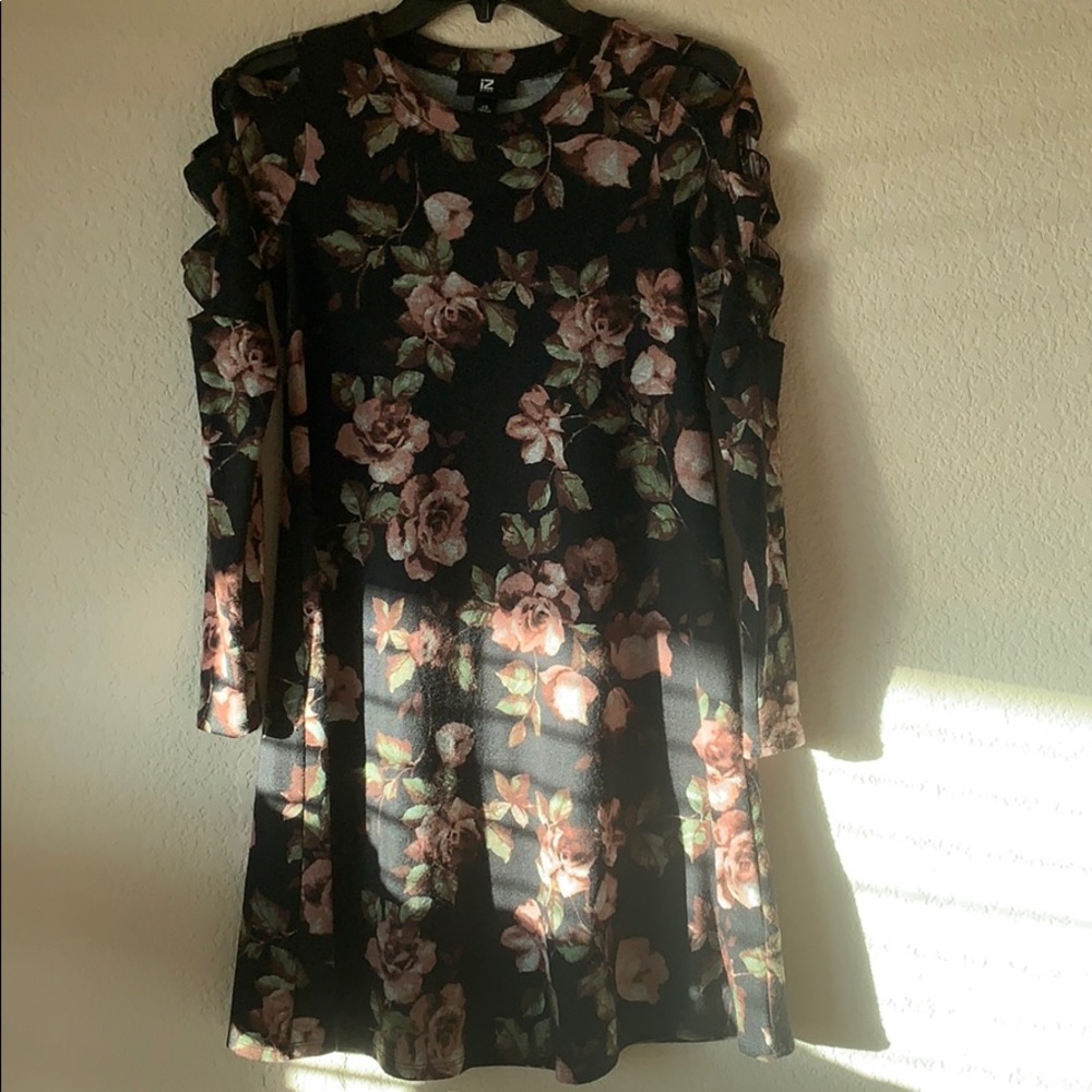 Black Floral Dress